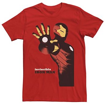Men's Marvel Avengers Iron Man Golden Invincible Graphic Tee