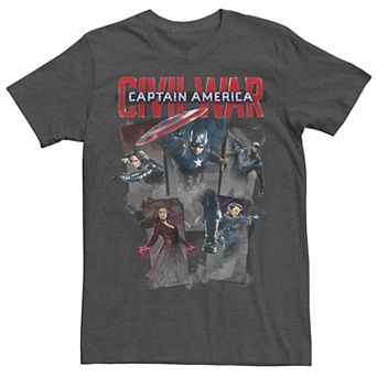 Men's Marvel Captain America Civil War Group Shot Graphic Tee