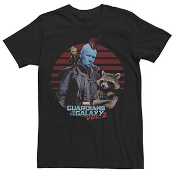 Men's Marvel Guardians Of The Galaxy Vol. 2 Yondu Groot Rocket Graphic Tee