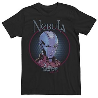 Men's Marvel Nebula Guardians of Galaxy 2 Scowl Graphic Tee