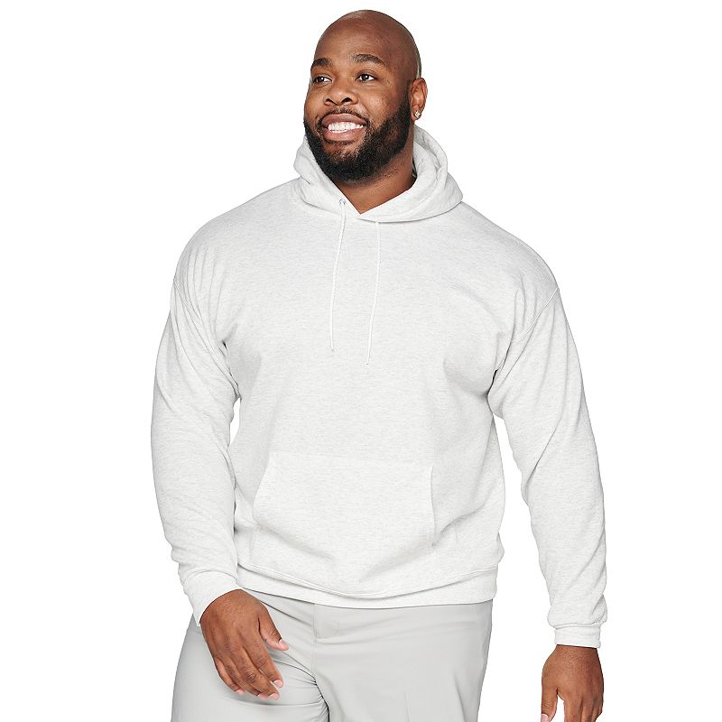 Big & Tall Hanes EcoSmart Fleece Hoodie, Mens, Size: XXL, Med Grey