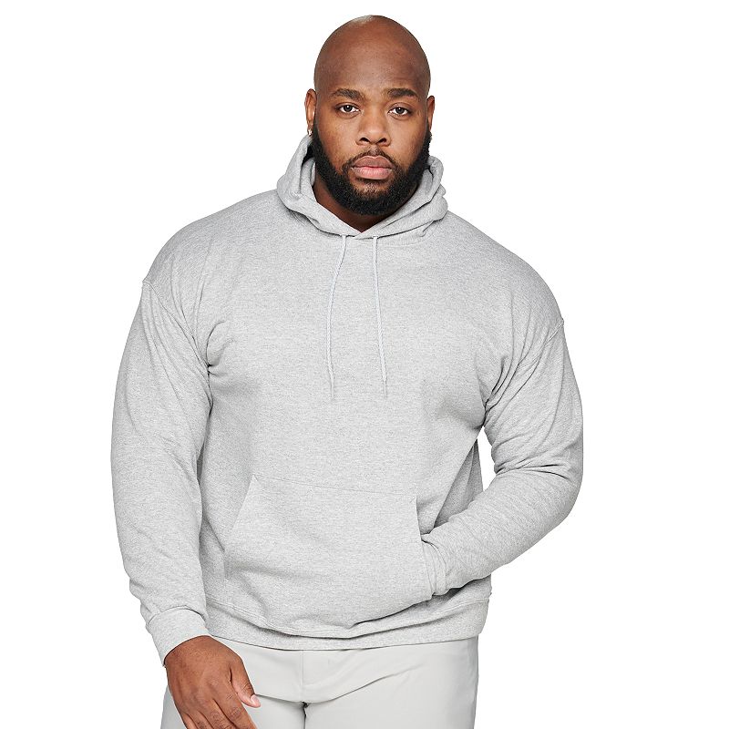 Big & Tall Hanes EcoSmart Fleece Hoodie, Mens, Size: XXL, Silver
