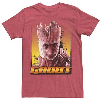 Men's Marvel Groot Guardians of the Galaxy Stoic Tee