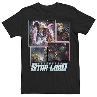 Men's Marvel Star-Lord Guardians of Galaxy Collage Tee