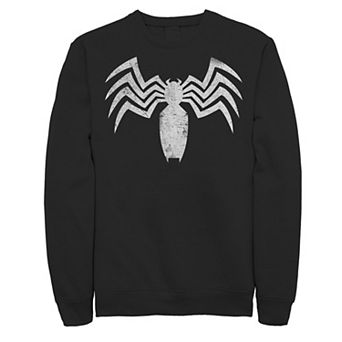 Men's Marvel Distressed Claw Venom Logo Sweatshirt