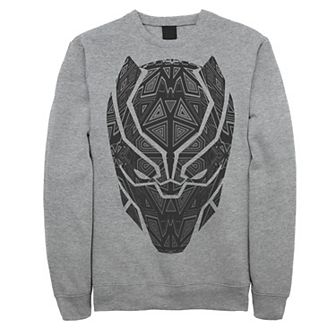 Men's Marvel Black Panther Geometric Prism Mask Sweatshirt