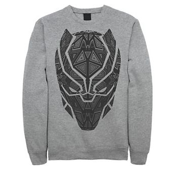 Men's Marvel Black Panther Geometric Prism Mask Sweatshirt
