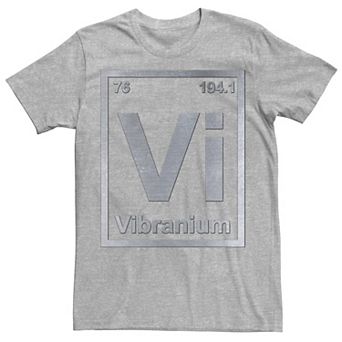 Men's Marvel Periodic Element Vibranium Metal Tee