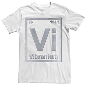 Men's Marvel Periodic Element Vibranium Metal Tee