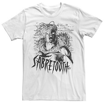 Men's Marvel X-Men Sabretooth Tonal Blackout Tee