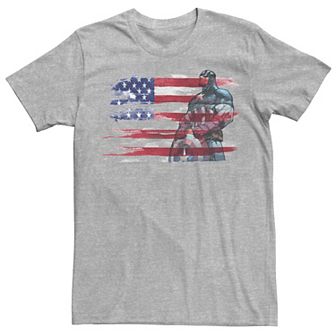 Men's Marvel Captain America Stand to Honor Red, White & Blue Tee