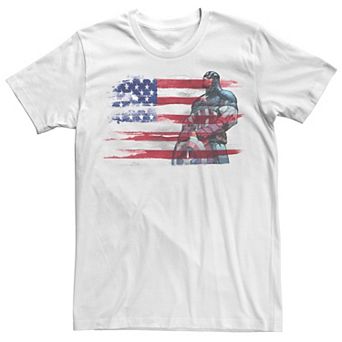 Men's Marvel Captain America Stand to Honor Red, White & Blue Tee