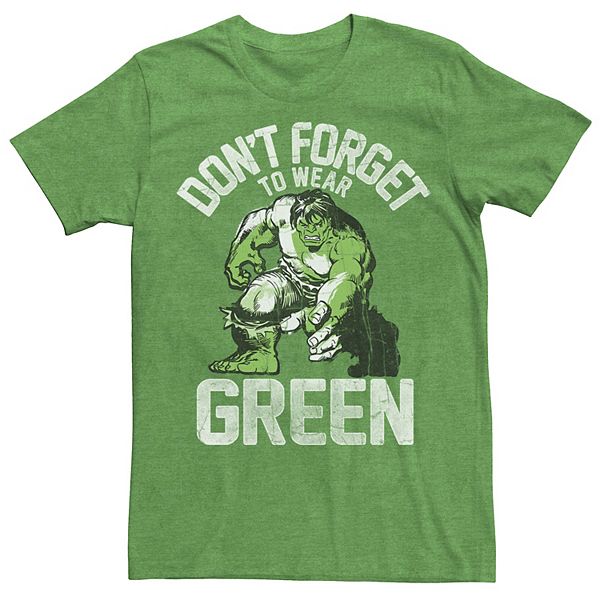 Men's Marvel Hulk Don't Forget Green St. Patrick's Day Tee