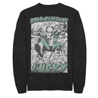 Men's Marvel Spider-Man Amazingly Lucky St. Patrick's Sweatshirt