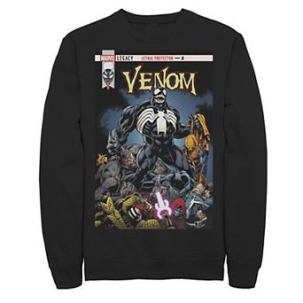 Men's Marvel Venom Lethal Pileup Comic Cover Sweatshirt
