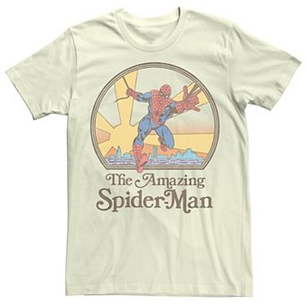 Men's Marvel Spider-Man Vintage 70's Graphic Tee