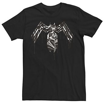 Men's Marvel Spider-Man Abstract Web Fill Paint Drip Logo Graphic Tee