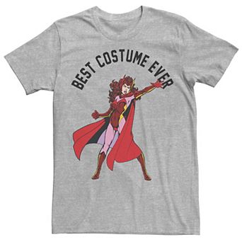Men's Marvel Scarlet Witch Best Costume Ever Portrait Graphic Tee