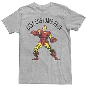 Men's Marvel Iron Man Best Costume Ever Portrait Graphic Tee