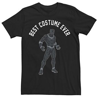 Men's Marvel Black Panther Best Costume Ever Portrait Graphic Tee