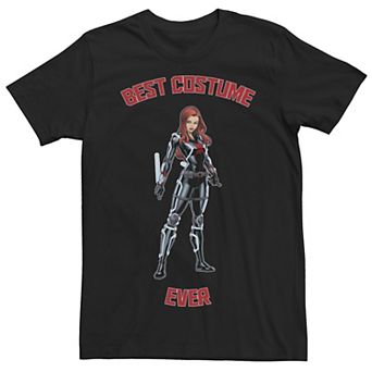 Men's Marvel Black Widow Best Costume Ever Portrait Tee