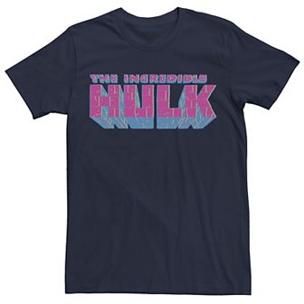 Men's Marvel The Incredible Hulk Retro Logo Tee