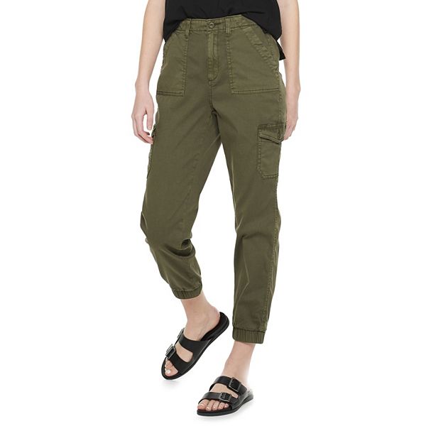 Juniors' SO® High Rise Cargo Jogger Pants