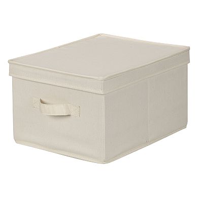 Household Essentials Canvas Storage Box