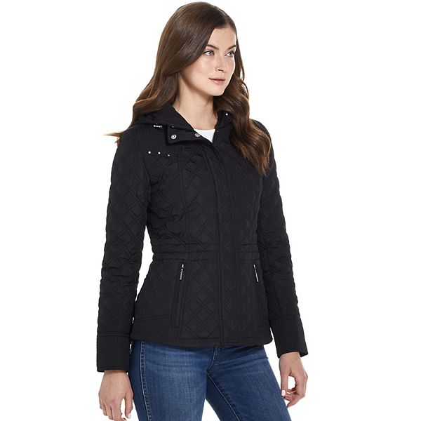 Women's Weathercast Hooded Quilted Anorak Jacket