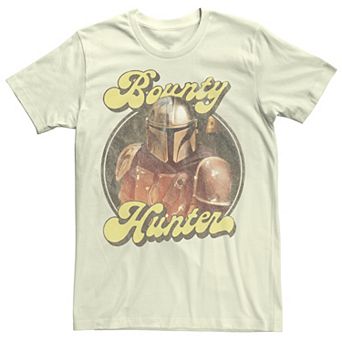 Men's Star Wars The Mandalorian Retro Bounty Hunter Tee