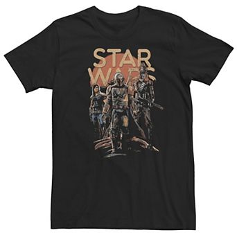 Men's Star Wars The Mandalorian Character Entourage Tee