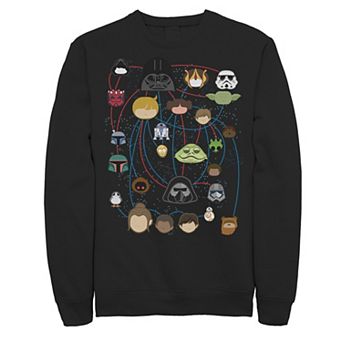 Men's Star Wars Family Tree Sweatshirt
