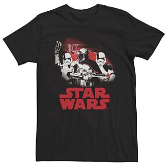 Men's Star Wars Last Jedi Phasma Troop Trio Logo Tee