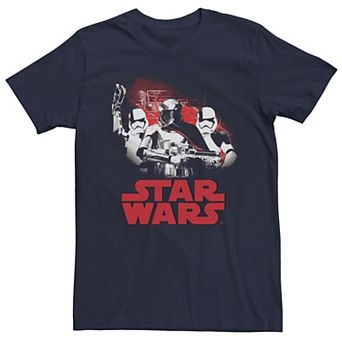 Men's Star Wars Last Jedi Phasma Troop Trio Logo Tee