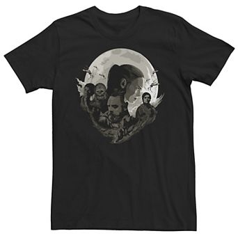 Men's Star Wars: The Last Jedi Rebels Moon Silhouette Tee