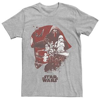 Men's Star Wars: The Last Jedi Captain Phasma Helmet Collage Tee