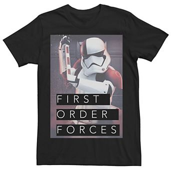 Men's Star Wars Last Jedi Stormtrooper First Order Forces Tee
