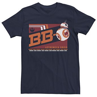 Men's Star Wars The Force Awakens BB-8 Astromech Droid Poster Tee