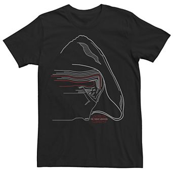 Men's Star Wars Kylo Ren Line Art Portrait Tee