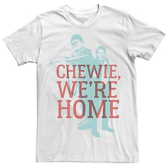 Men's Star Wars Han Solo Chewie We're Home Tee
