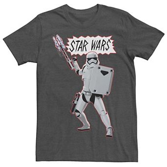 Men's Star Wars Stormtrooper Outline Portrait Tee