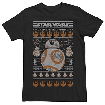 Men's Star Wars Stitched BB-8 Join The Resistance Tee