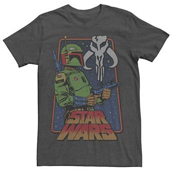 Men's Star Wars Boba Fett The Mandalorian Vibrance Tee