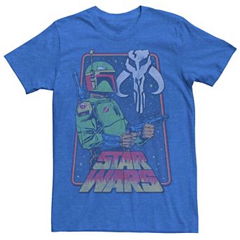 Men's Star Wars Boba Fett The Mandalorian Vibrance Tee