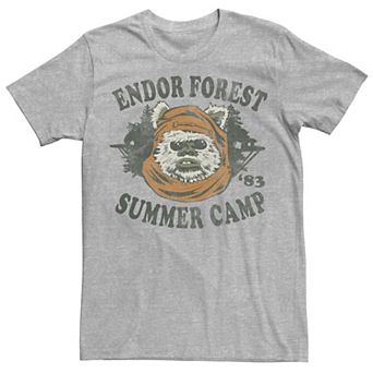Men's Star Wars Endor Summer Camp '83 Head Shot Portrait Tee