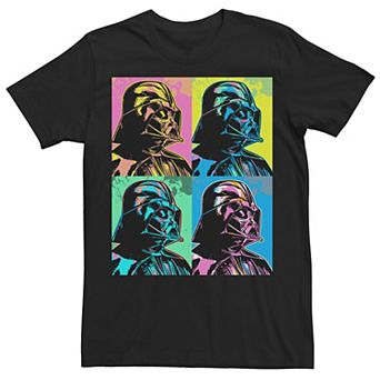 Men's Star Wars Darth Vader Colorful Portrait Panel Box Tee