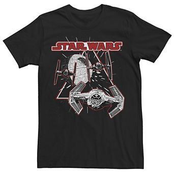 Men's Star Wars Darth Vader TIE Fighter Entourage Tee