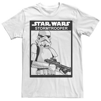 Men's Star Wars Stormtrooper Boxed In Frame Poster Tee