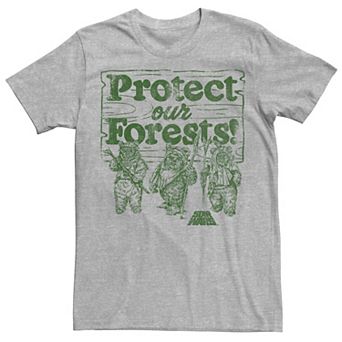 Men's Star Wars Ewoks Protect Our Forests Camp Tee