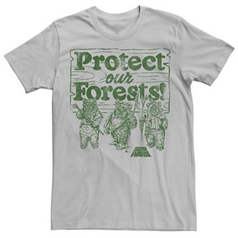 Men's Star Wars Ewoks Protect Our Forests Camp Tee
